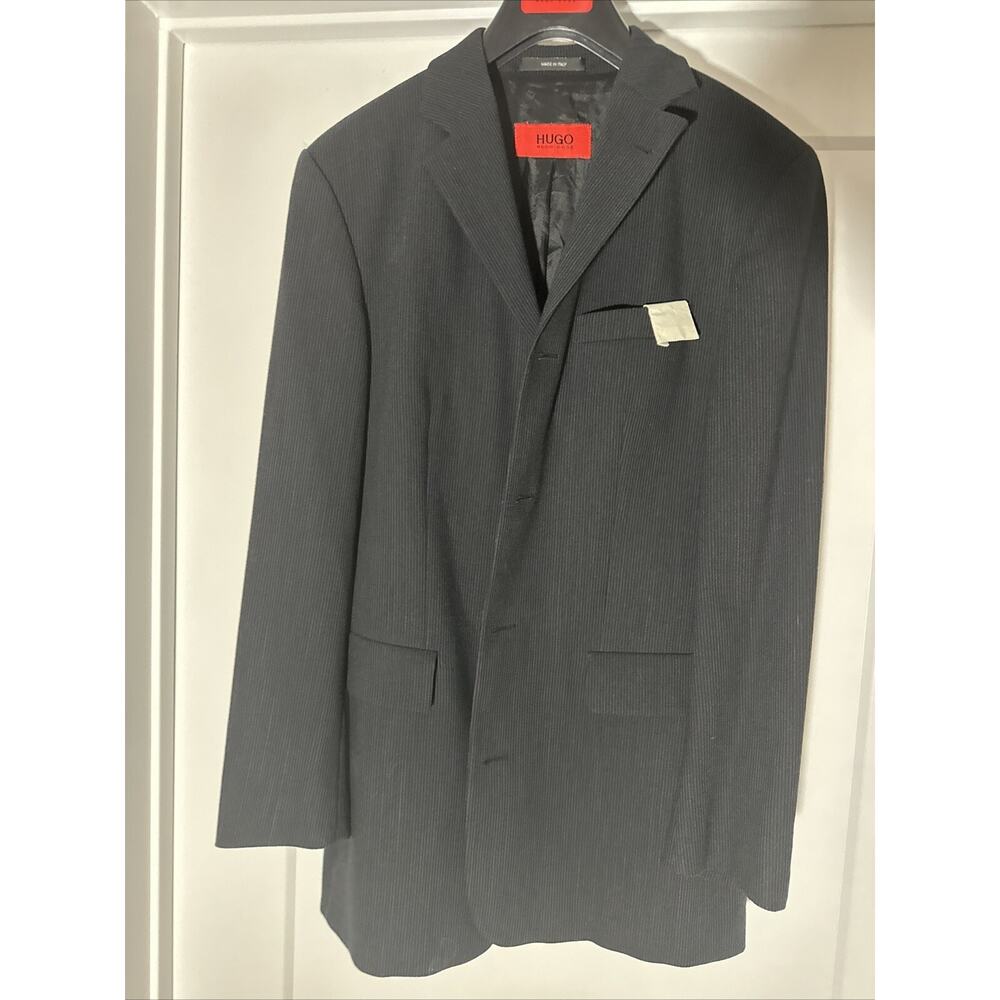 HUGO Hugo Boss Mens Suit Blazer Altman (38R, Black) NWOT VTG